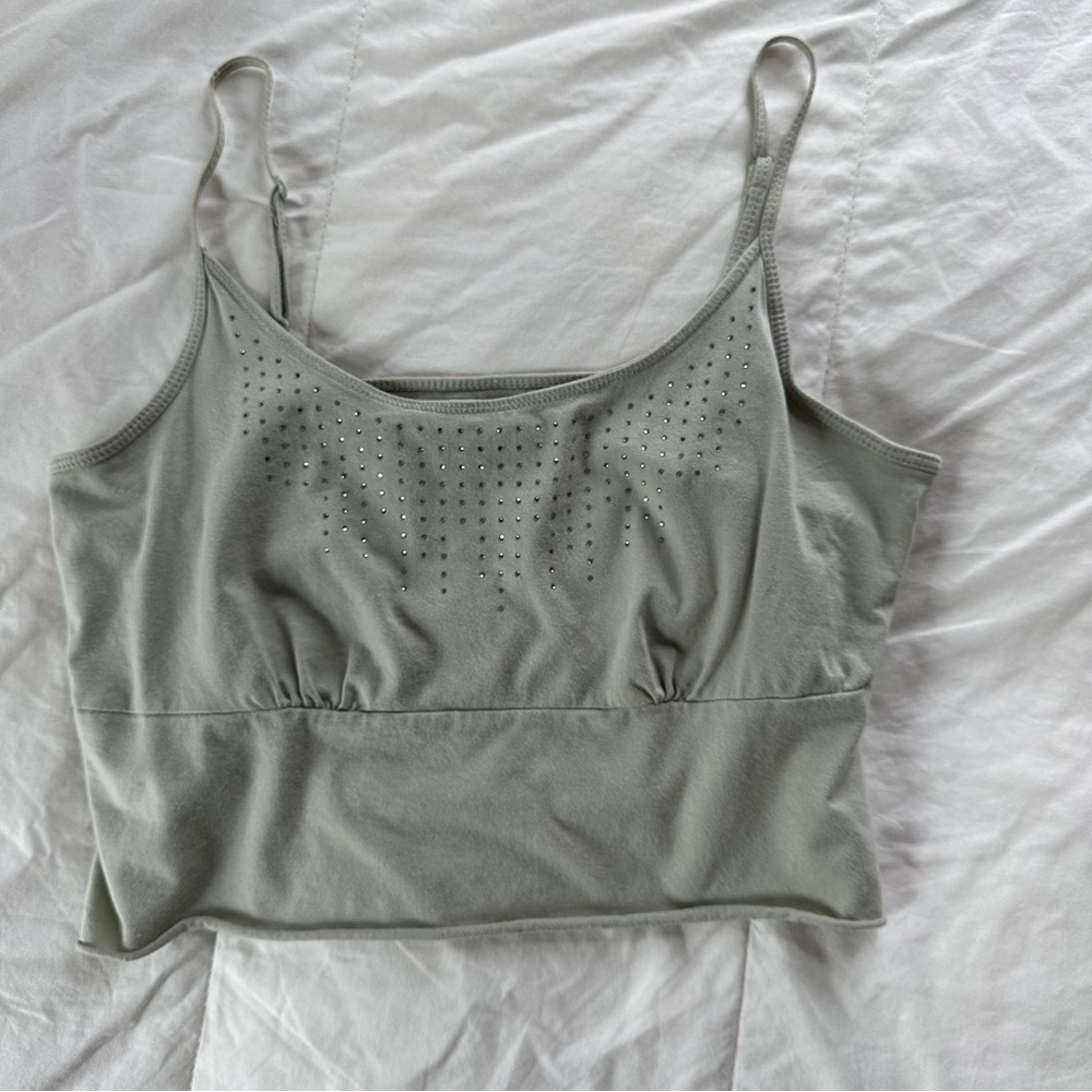 Bejeweled tank top
